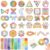 108 Pieces Sensory Stickers – 2 Textured Surface Sensory Stickers with Storage Box – Fidget Strips for Adults, and ADHD – Anxiety Relief Mindfulness Stickers for Office Desk
