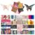 10 Different Packs Full Collection Origami Paper, 6-Inch Double Sided Color