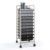 10 Drawer Rolling Storage Cart, Gradient Black Mobile Organizer, 34″ H x 13″ W x 15″ D Steel Frame Storage Unit for Office, School, and Craft Supplies, 1 Unit