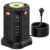 10FT Extension Cord with 12 AC Multiple Outlets, 5 USB Ports and Night Light, Passus Surge Protector Power Strip Tower