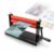 10 Inch Hand Cranked Laminator, Manual Cold Laminating Machine, Maximum Roller Spacing 3mm with Adjustable Rubber Rollers, for Photos, Vinyl, Prints and Pressure-Sensitive Film
