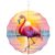 10 Inch Wind Chime 3D Hanging Wind Spinner Garden Decor Flamingo Sunset