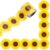 10m Flowers Bulletin Board Trim for Classroom Decorations Sunflowers Bulletin Board Border Back-to-School Supplies