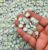 10mm White Blue Polymer Clay Flower Sprinkles 15g & 30g (30g)