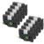 10 Pack Compatible with P-Touch TZe-931 TZe931 12mm 0.47 Silver Label Tape