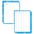 10 Packs Division Whiteboard Card, Double Sided Dry Erase Board Writable and Erasable Math Learning White Board for Kids, Students, Classroom and Home (Each Measures 12” x 9”)