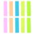 10pc Fluorescent Classified Index Sticker Labels for School and Office
