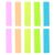 10pc Fluorescent Classified Index Stickers Self-Adhesive Paper Labels
