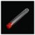 10 Pcs 12x75mm Lab Transparent Hard Plastic Test Tube with Plug Cap Round B
