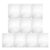 10pcs A5 7-Hole Plastic 4-Pocket Photo Binder Refill Pages