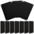 10pcs Black Aluminum Blank Name Plate for Office and Cubicle Use