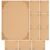 10pcs Blank Award Certificate Paper A4 Brown Printable Inner Pages