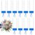 10Pcs Bookmark Ruler Magnifying Glass, 3X Bookmark Magnifying Card, Plastic Fresnel Lens for Reading Small Fonts, Maps and Books Easy to Carry by Badge Holder