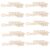 10PCS Christmas Wooden Cutout Letter, Unfinished Small DIY Block Word Wooden Sign
