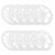 10pcs Circle Template Drafting Protractor 360 Degree Round Tool