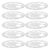 10pcs Circle Template Protractor for Drafting and Art Projects