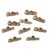 10pcs Class of 2026 Graduation Season Zinc Alloy Brooch Pin Badge
