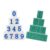 10Pcs Detachable Number Stamp Digital Stamp from 0 to 9 Number for Card Making Scrapbooking Journaling Teaching Teacher