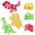 10 PCS Dinosaur Sensory Bubble Pop Fidget Toy, Push Stress Relief Educational Tool for Kids and Adults