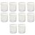 10 Pcs Double Ended Cotton Swabs, 180 Count Each, Wood Stick Household Cotton Swabs for Little One Care, Makeup and Cleaning, Automatic Packaging, Round Box Storage