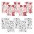 10pcs Halloween Bat Face Temporary Tattoo Stickers Imitation Diamond