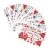 10pcs Halloween Face Tattoo Stickers Cross Bat Gothic Glitter