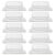 10Pcs Hanging Folder Tabs Insertable Tabs, Transparent