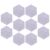 10pcs Hexagon Felt Wall Bulletin Board for Office Memo Display