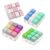 10PCS Keyboard Fidget Toy 9-in-1 Clicky Mechanical Clicker Keychain for Stress Relief Anti-Anxiety Pocket Desk Gadget