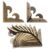 10pcs Metal Photo Album Corner Protectors Decorative Edges Covers