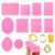 10 PCS Picture Frames Fondant Silicone Molds, Retro Style Air Dry Clay Molds, For Cake Decorating Cupcake Topper Chocolate Polymer Clay