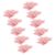 10pcs Pink Tissue Paper Flowers 25cm Paper Wall Decorations for Home
