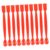 10pcs Plastic Medicine Spoons Sp128-210 Double Sided Red 210mm Set