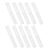 10pcs Plastic Straight Ruler with Large Print Numbers 20cm