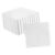 10pcs Plush Puzzle Floor Foam Mat Tiles Fluffy Cuttable Non Slip Interlocking Carpet Tiles (White)