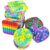 10pcs Random Silicone Tie-dye pop Bubble Fidget Toy, Autism Special Needs Stress Reliever, Squeeze Sensory Tools to Relieve Emotional Stress for Kids Adults，Party Toys