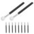 10pcs Sponge Makeup Applicator with Wood Handle for Face and Nose