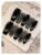 10pcs Starry Sky Cat Eye Design Handmade Nail Tips Black Reusable & Removable Press On Nails Manicure Kit(XS-Y1)