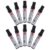 10pcs Thick Tip Marker Jumbo Permanent Pen Black Large Ink Capacity