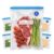10 PCS Vacuum Sealer Bags for Food, BPA-Free Vacuum Storage Bags with Sealing Clips & Leak-Proof Design for Sous Vide Cooking, Freezer, Microwave Heating, Size 8.66″ x 8.3″
