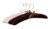 10PCS Velvet Hangers Foam Padded Non-Slip for Delicate Fabrics Home Closet