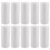 10pcs White Foam Cylinders for Craft DIY Christmas Decoration 10×4 Cm
