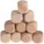 10 Pcs Wooden Dice, 6 Sided Blank Dice Round Corner Cube DIY Graffiti Crafts Toy Board Game Party Supplies Standard Game Dices (1.8cm)