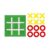 10 Pieces Portable for Tic for Tac Toe Strategy Pieces Travel Board Game Interactive Puzzle Felt Material Colorful 12 x 12 cm Developed Logic and Focus for Family Celebrations, Team Building, Camping