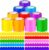 10 Rolls 262.4 Ft Bulletin Board Borders Bright Scalloped Boarders for Bulletin Board Decorations for Classroom Chalkboard Wall, School Whiteboard Trim DIY, Home, Office, Posters & Party