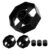10 Sets Tape Dispenser Plastic Core Wheel Insert Replacement Black