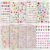 10Sheets Face Gems Stickers Diamond Star Flower Heart Shape