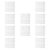 10 Sheets Flatback Adhesive Rhinestone Face Stickers