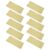 10 Sheets Gold Foil Embossed Round Graduation Stickers