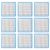 10 Sheets Number Chart and Students, Paper Math Supply and Concise Design, Writing and Counting of Consecutive Numbers, Early Education Resource for Schools